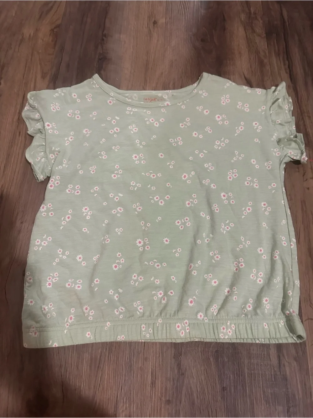 Kids Floral Ruffle two piece set
